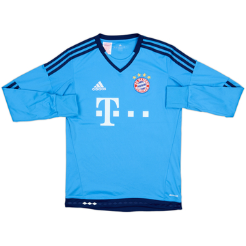 2015-16 Bayern Múnich Camiseta de Arquero - 9/10 - (XL.Boys)