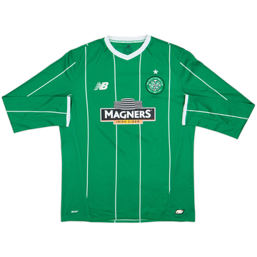 2015-16 Celtic Away L/S Shirt - 7/10 - (M)