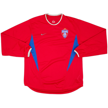 2002-04 Steaua Bucharest Home L/S Shirt - 10/10 - (L)