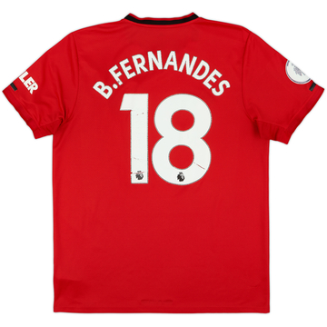 2019-20 Manchester United Home Shirt B.Fernandes #18 - 5/10 - (L)