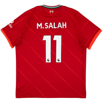 2021-22 Liverpool Home Shirt M.Salah #11 - 8/10 - (XL)