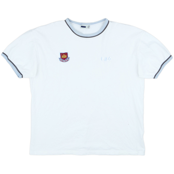 2002-03 West Ham United Fila Woven Training Shirt - 9/10 - (XL)