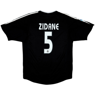 2004-05 Real Madrid Away Shirt Zidane #5 - 6/10 - (S)