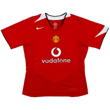 2004-06 Manchester United Home Shirt - 8/10 - (Women's M)