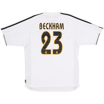 2003-04 Real Madrid Home Shirt Beckham #23 - 6/10 - (L)