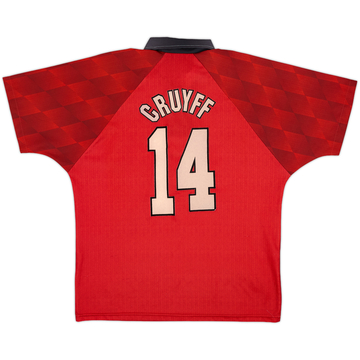 1996-98 Manchester United Home Shirt Cruyff #14 - 8/10 - (M)