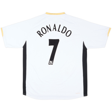 2006-08 Manchester United Away Shirt Ronaldo #7 - 6/10 - (XL)