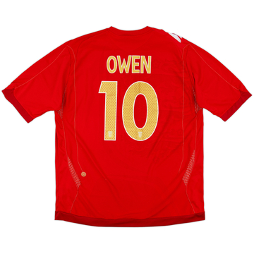 2006-08 England Away Shirt Owen #10 - 6/10 - (XL)