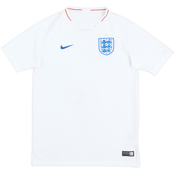 2018-19 England Home Shirt - 7/10 - (L.Boys)