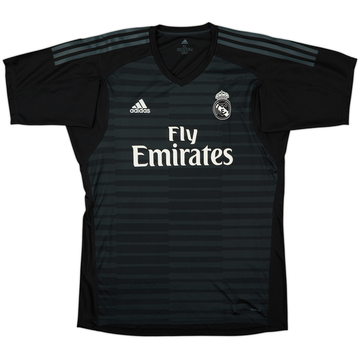 2018-19 Real Madrid GK S/S Shirt - 9/10 - (XL)