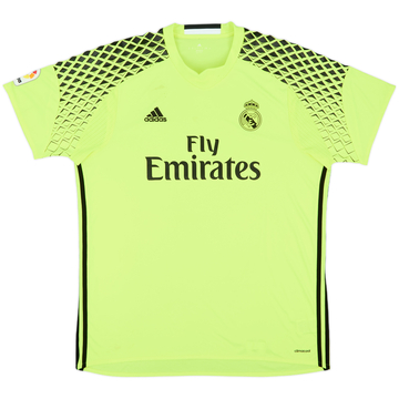 2016-17 Real Madrid GK S/S Shirt - 5/10 - (XL)