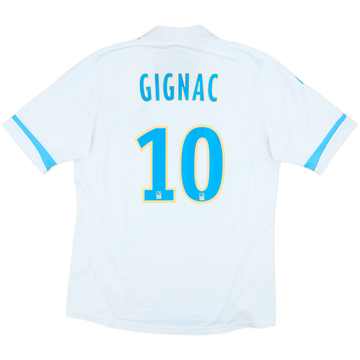 2011-12 Olympique Marseille Home Shirt Gignac #10 - 7/10 - (L)