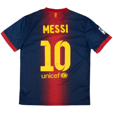 2012-13 Barcelona Home Shirt Messi #10 - 8/10 - (L)