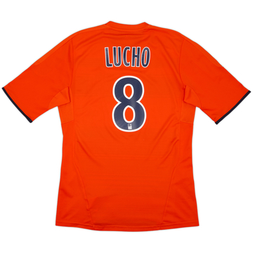 2011-12 Olympique Marseille Player Issue Formotion Third Shirt Lucho #8 - 10/10 - (L)
