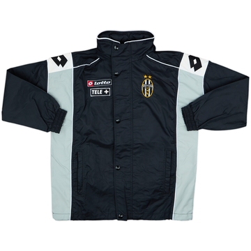 2000-01 Juventus Lotto Hooded Rain Jacket - 10/10 - (XL.Boys)