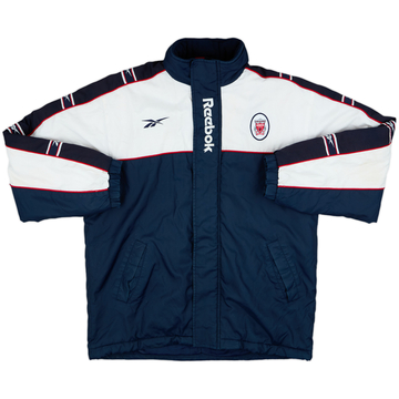 1998-99 Liverpool Reebok Padded Bench Coat - 7/10 - (M)