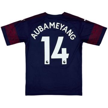 2018-19 Arsenal Away Shirt Aubameyang #14 - 5/10 - (S)