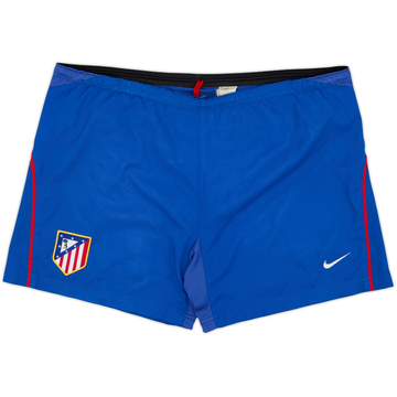 2004-05 Atletico Madrid Home Shorts - 4/10 - (L)