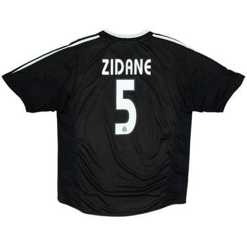 2004-05 Real Madrid Away Shirt Zidane #5 - 8/10 - (M)