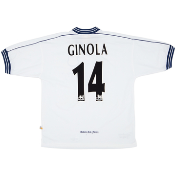1997-99 Tottenham Home Shirt Ginola #14 - 9/10 - (L)