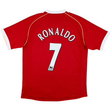 2006-07 Manchester United Home Shirt Ronaldo #7 - 6/10 - (M)