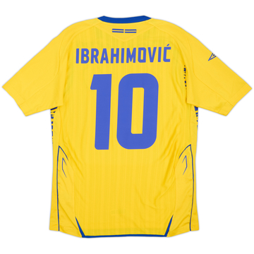 2007-09 Sweden Home Shirt Ibrahimovic #10 - 5/10 - (S)