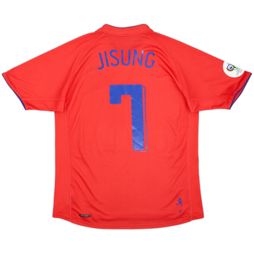 2006-08 South Korea Home Shirt Ji Sung #7 - 8/10 - (L)