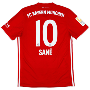 2020-21 Bayern Munich Home Shirt Sane #10 - 8/10 - (M)