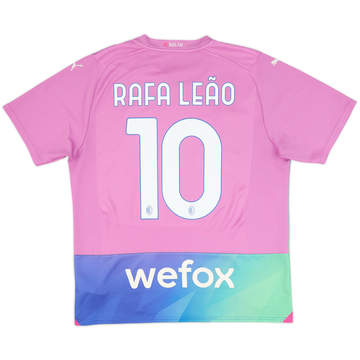 2023-24 AC Milan Third Shirt Rafa Leao #10 - 6/10 - (L)