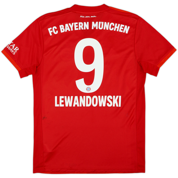 2019-20 Bayern Munich Home Shirt Lewandowski #9 - 7/10 - (S)