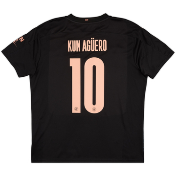 2020-21 Manchester City Away Shirt Kun Aguero #10 - 9/10 - (XL)