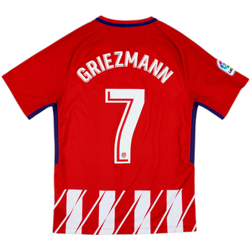 2017-18 Atletico Madrid Home Shirt Griezmann #7 - 7/10 - (S)