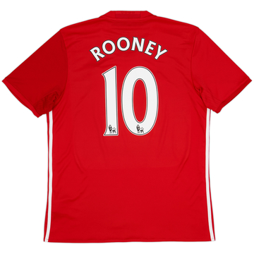 2016-17 Manchester United Home Shirt Rooney #10 - 6/10 - (L)