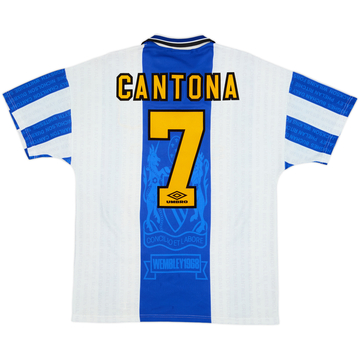 1994-96 Manchester United Third Shirt Cantona #7 - 9/10 - (L)