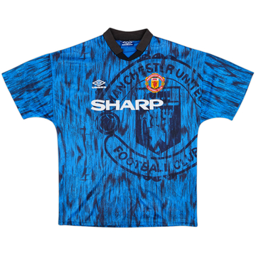 1992-93 Manchester United Away Shirt - 8/10 - (L)