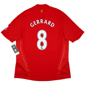 2008-10 Liverpool Home Shirt Gerrard #8 (XL)