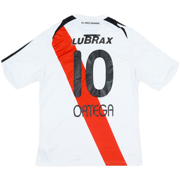 2008-10 River Plate Home Shirt Ortega #10 - 6/10 - (L)