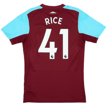 2017-18 West Ham Home Shirt Rice #41 (S)