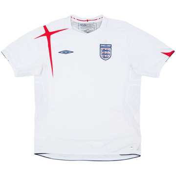 2005-07 England Home Shirt - 7/10 - (L)