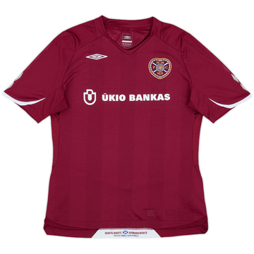 2008-09 Hearts Home Shirt - 8/10 - (Women's M)