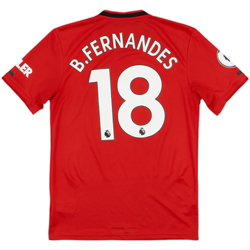 2019-20 Manchester United Home Shirt B. Fernandes #18 - 7/10 - (S)