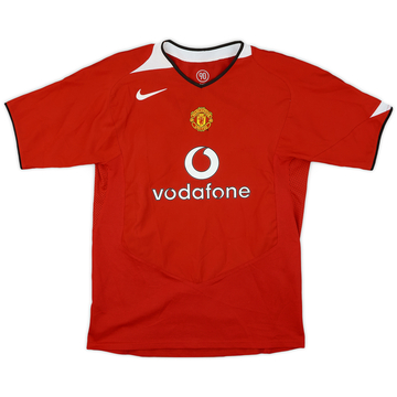 2004-06 Manchester United Home Shirt - 8/10 - (XL.Boys)