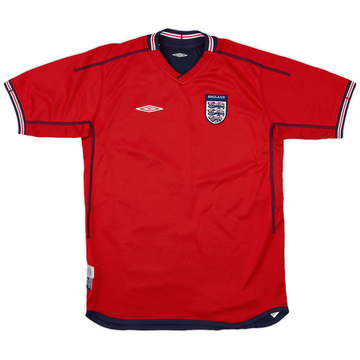 2002-04 England Away Shirt - 7/10 - (XL.Boys)