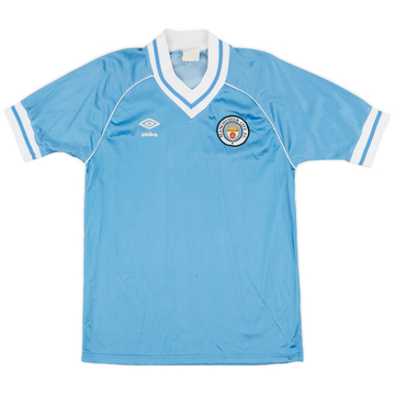 1981-82 Manchester City Home Shirt - 8/10 - (M)