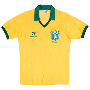 1985-88 Brazil Home Shirt - 6/10 - (M)