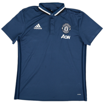 2016-17 Manchester United adidas Polo Shirt - 9/10 - (L)