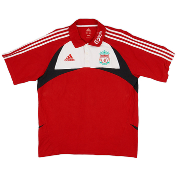 2007-08 Liverpool adidas Polo Shirt - 7/10 - (L)