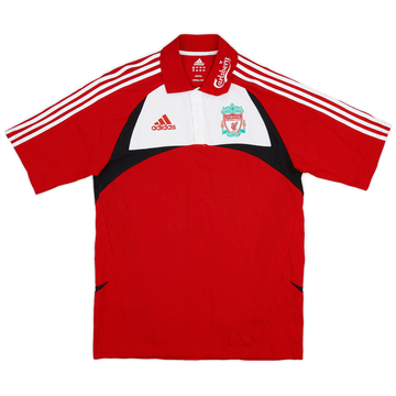 2007-08 Liverpool adidas Polo Shirt - 9/10 - (M)