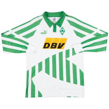 1994-95 Werder Bremen Home L/S Shirt - 8/10 - (L)