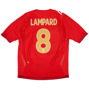 2006-08 England Away Shirt Lampard #8 - 7/10 - (L)